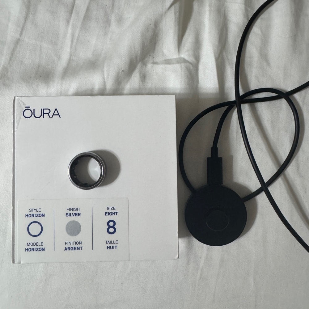 Oura Silver Ring | Gen 3 | Size 8